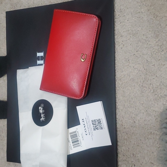Coach Bags Coach Slim Card Case Red New Poshmark